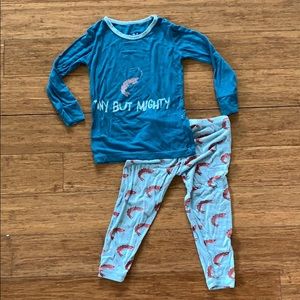 Kickee Pants PJ Set, Long Sleeve